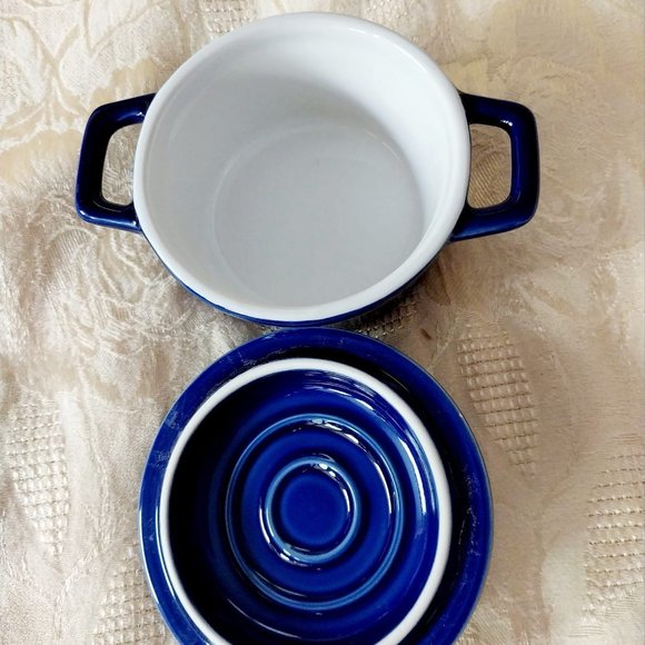 Martha Stewart Collection 1 Cocottes Small Ramekin La Dolce Vita Ceramic - Picture 7 of 8